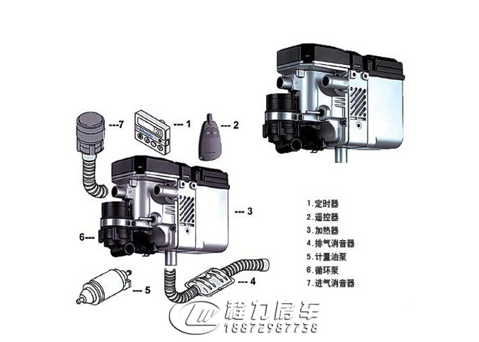 程力房车配件伟巴斯特驻车燃油加热器